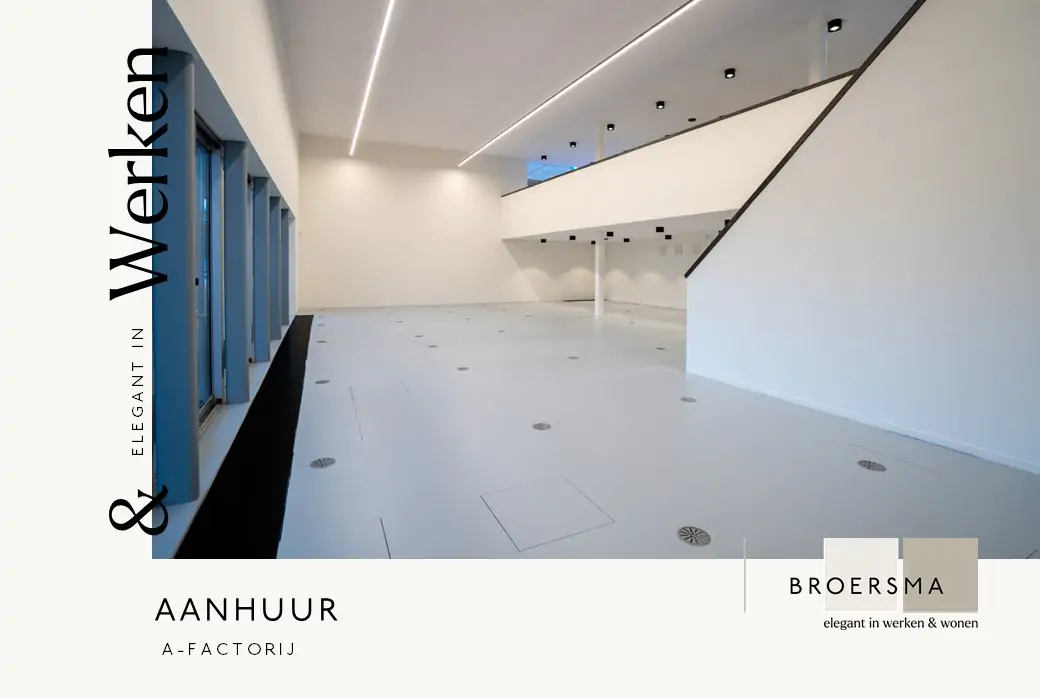 Transactie | In opdracht van HUMNN heeft Broersma Werken een industriële kantoorruimte aangehuurd aan de A-Factorij in de Schinkel.