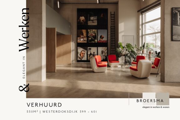 Broersma Werken verhuurt kantoorruimte aan Data Science Lab.