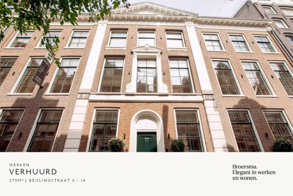 Broersma Werken is trots om te mededelen dat er twee internationale partijen binnenkort hun intrede gaan nemen in het prestigieuze kantoorgebouw Beulinck.