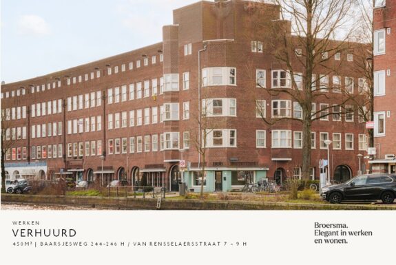 Broersma Werken verhuurt 450 m² kantoorruimte in gebouw Kiliaen.