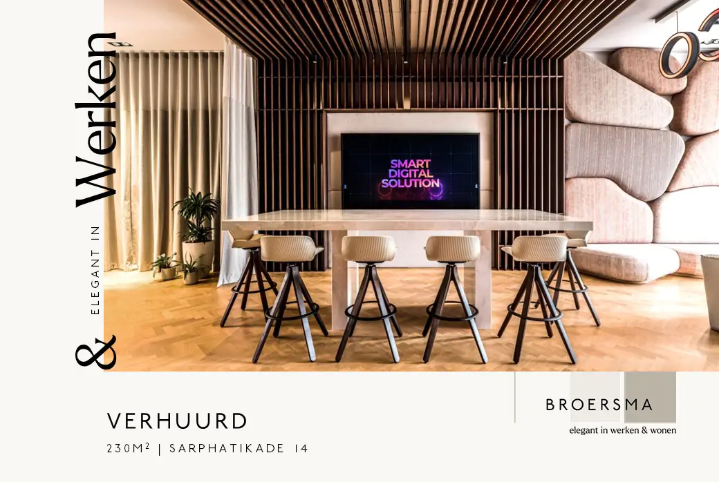 Broersma Werken verhuurt kantoorruimte aan One:Nil.