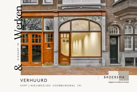 Broersma Werken verhuurt winkelruimte aan Amsterdam Baking Company.