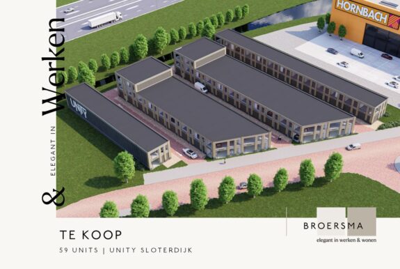 Vooraankondiging | start verkoop Unity Amsterdam Sloterdijk