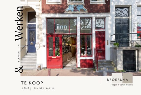 Maak kennis met “De Roo Oly Molen”; een charmante winkel-/kantoorruimte aan de grachten.