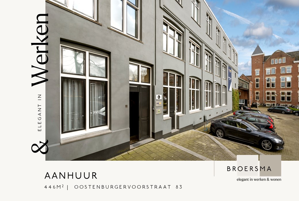 Namens Norstat Group (Respondenten) hebben wij circa 450 m² kantoorruimte aangehuurd in het monumentale Werkspoor-gebouw aan de Oostenburgervoorstraat 83 in Amsterdam.