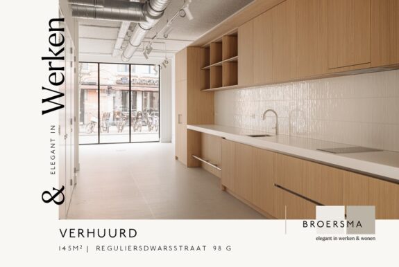 Broersma Werken verhuurt kantoorruimte aan LIS. The Agency.