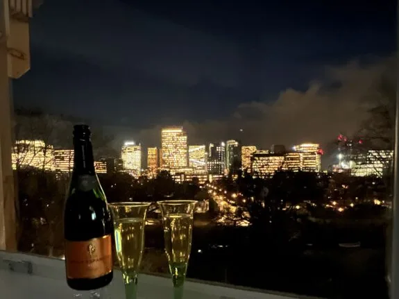 Stadionkade photo nighttime view