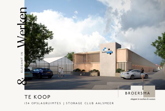 Vooraankondiging start verkoop Storage Club in Aalsmeer