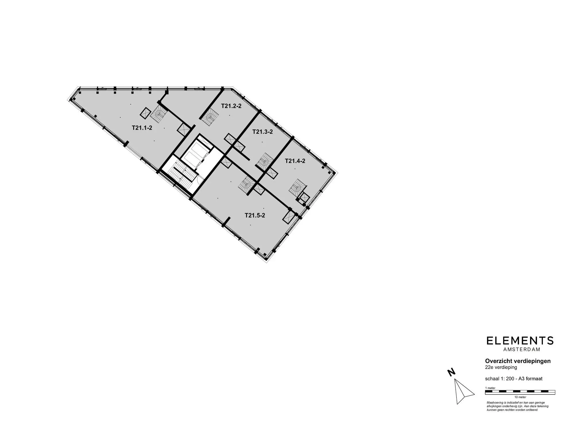 Elements Amsterdam overzicht 22e verdieping - 20220824